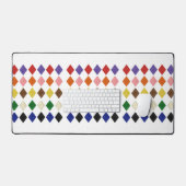 Desk Mat Rainbow Triangle farbig Schreibtischunterlage (Tastatur & Maus)