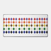 Desk Mat Rainbow Triangle farbig Schreibtischunterlage (Vorderseite)