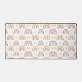 Desk Mat Rainbow Watercolor Schreibtischunterlage (Vorderseite)