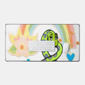 Desk Mat Rainbow Worm Schreibtischunterlage (Tastatur & Maus)