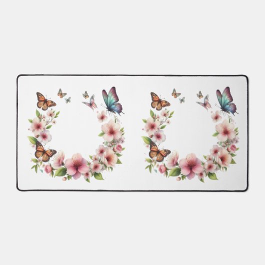 Desk Mat-Spring Floral Desk Pad Schreibtischunterlage (Vorderseite)