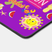 Desk Mat Summer Beach House Fun Schreibtischunterlage (Ecke)