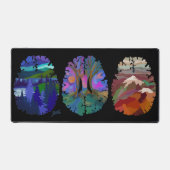 Desk Mat with Brain Art Schreibtischunterlage (Vorderseite)