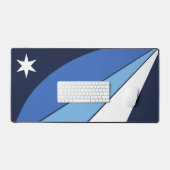 Desk Mat with flag of Columbia City, USA Schreibtischunterlage (Tastatur & Maus)