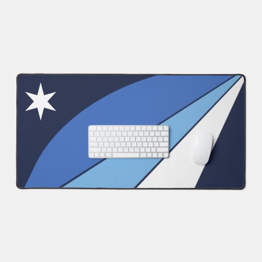 Desk Mat with flag of Columbia City, USA Schreibtischunterlage (Tastatur & Maus)
