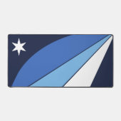 Desk Mat with flag of Columbia City, USA Schreibtischunterlage (Vorderseite)