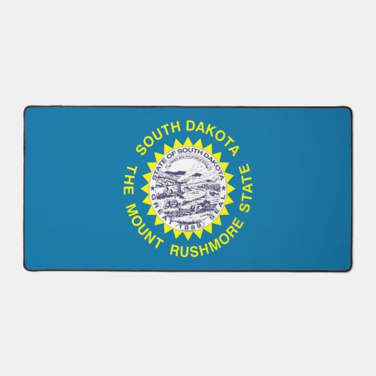 Desk Mat with flag of South Dakota, USA Schreibtischunterlage (Vorderseite)