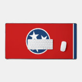 Desk Mat with flag of Tennessee, USA Schreibtischunterlage (Tastatur & Maus)