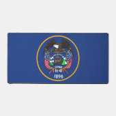 Desk Mat with flag of Utah State, USA Schreibtischunterlage (Vorderseite)