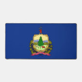 Desk Mat with flag of Vermont, USA Schreibtischunterlage (Vorderseite)
