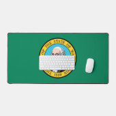 Desk Mat with flag of Washington State Schreibtischunterlage (Tastatur & Maus)