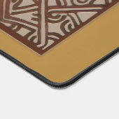 Desk Mat with New Guinea design Schreibtischunterlage (Ecke)