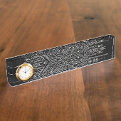 Desk Nameplate Namensplakette (Seite)