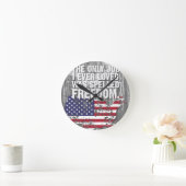 Desk Organizer – Freedom Job Runde Wanduhr (Zuhause)