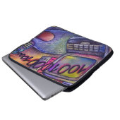 Desktop-Binary Computer Sketch Notebook-Sieb Laptopschutzhülle (Vorne Knopf)