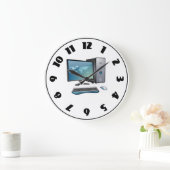 Desktop Computer Clock Große Wanduhr (Zuhause)