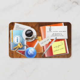 Desktop-Freelance-Schreiberkarte Visitenkarte