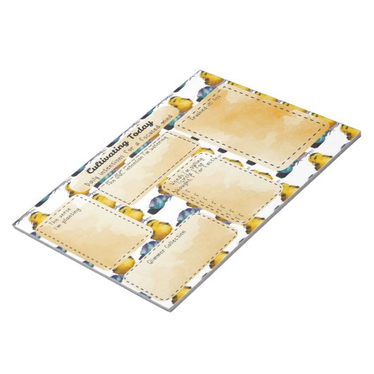 Desktop Journal - Daily Intention Notizblock (angewinkelt)