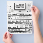 Desktop-, Stationer- und Bürobedarf, Stationer Flyer (Hand)