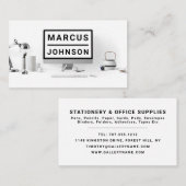 Desktop-, Stationer- und Bürobedarf, Stationer Visitenkarte (Vorne/Hinten)