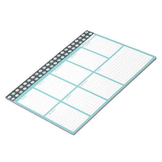 Desktop Weekly Organiser Note Pad Notizblock (angewinkelt)