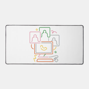 Desktopcomputer Schreibtischunterlage