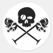 Desmo Skull Sticker (Vorderseite)