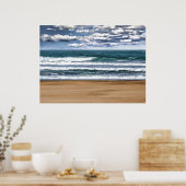 Desolat Beach Day Poster (Küche)