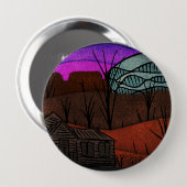 Desolate Landschaft Button (Vorne & Hinten)