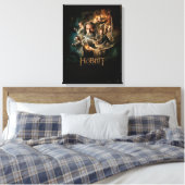 DESOLATION DER SMAUG™-Zeichen 2 Leinwanddruck (Insitu (Schlafzimmer))