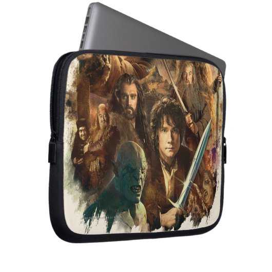 DESOLATION DER SMAUG™-Zeichen Laptopschutzhülle (Vorne Rechts)