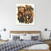 DESOLATION DER SMAUG™-Zeichen Leinwanddruck (Insitu (Schlafzimmer))