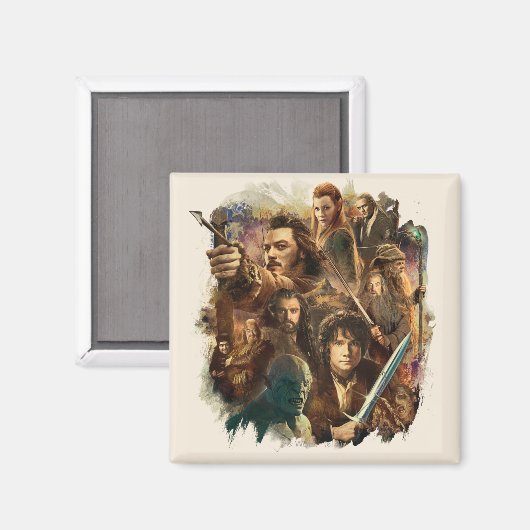 DESOLATION DER SMAUG™-Zeichen Magnet (Vorderseite/Rückseite)