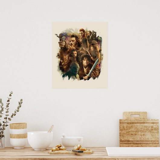 DESOLATION DER SMAUG™-Zeichen Poster (Küche)