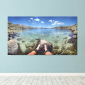 Desolation Lake - Sierra Leinwanddruck (Insitu (Holzboden))