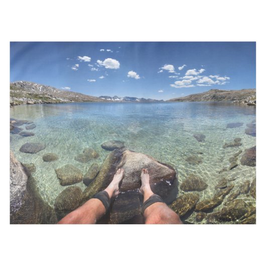 Desolation Lake - Sierra Tischdecke (Vorderseite (Horizontal))