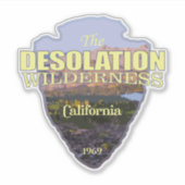 Desolation WA (Pfeilspitzen) Aufkleber (Vorderseite)