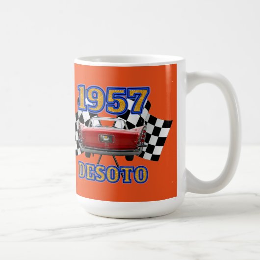 Desoto Firelite Orangen-Becher 1957 Kaffeetasse (Rechts)