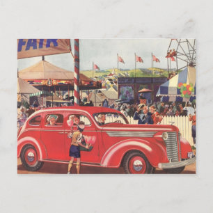Desoto-Postkarte aus den 1940er Jahren Postkarte