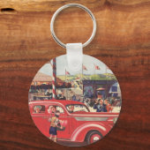 Desoto-Schlüsselanhänger der 1940er Jahre Schlüsselanhänger (Vorderseite)