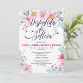 Despedida de Soltera Einladung En español (Stehend Vorderseite)