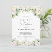 Despedida de Soltera Spanisches Brautparty Einladung (Stehend Vorderseite)
