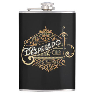 Desperado Club Logo Dungeon Crawler World: Erde Flachmann