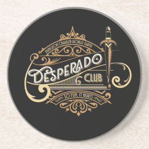 Desperado Club Logo Dungeon Crawler World: Erde Getränkeuntersetzer