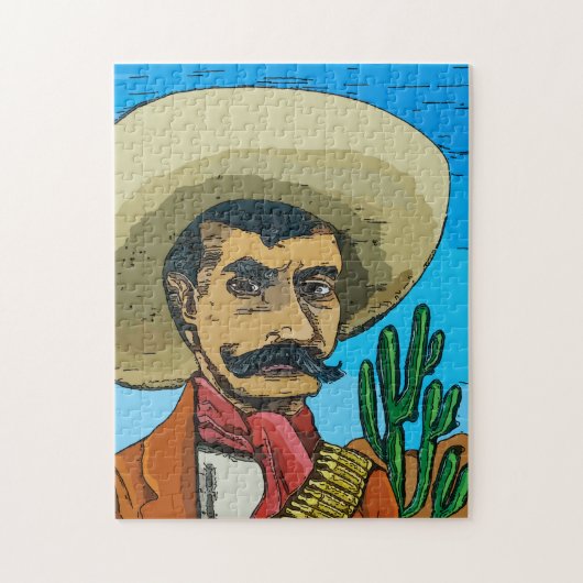 Desperado in der Wüste Puzzle (Vertikal)