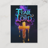 Desperate Darkwave | Psalm 19:9–11 KJV Card Box Visitenkarte (Vorderseite)