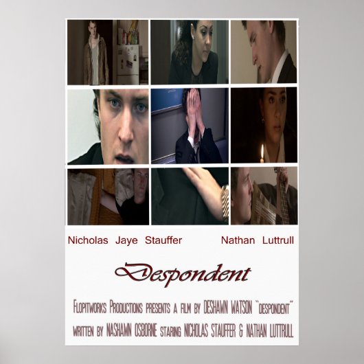 Despondent Poster (Vorne)