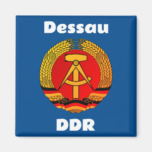 Dessau, DDR, Dessau, Deutschland (Ossi) Magnet