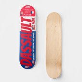 DESSAULT JMT PARIS 7 3/4" Skateboard Deck (Vorderseite)