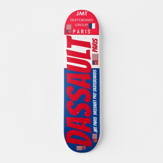 DESSAULT JMT PARIS 7 3/4" Skateboard Deck (Vorne)